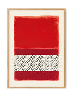 Abstract Modern Art - Red | Art print Poster