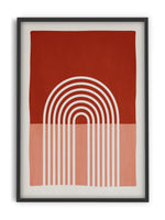 Abstract modern art Arc | Art print Poster