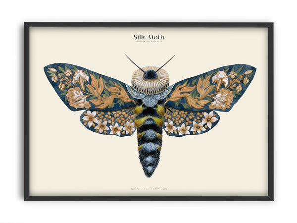 Matos - W. Morris inspired - Silk Moths No.13