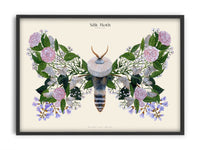 Matos - W. Morris inspired - Silk Moths No.12