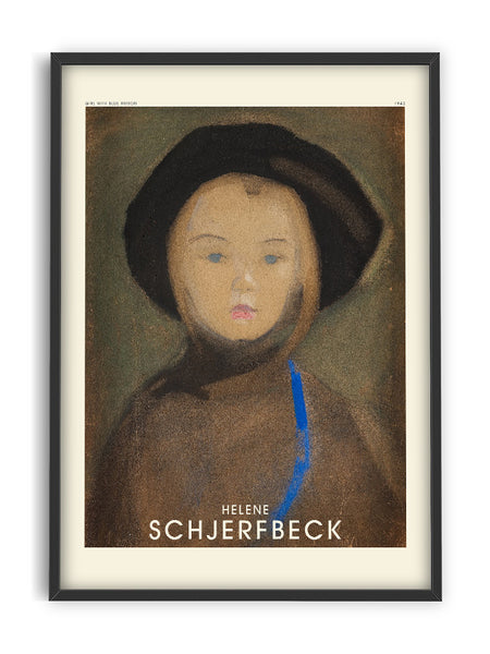 Helene Schjerfbeck - Girl with blue ribbon