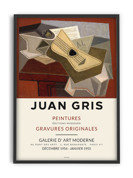 Juan Gris - Guitar and Newspaper