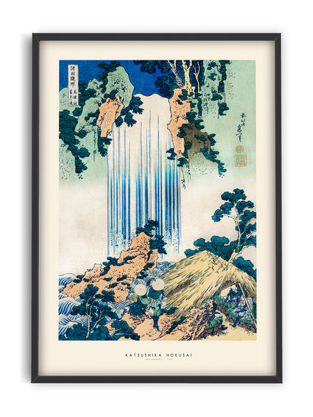 Katsushika Hokusai - Yoro waterfall