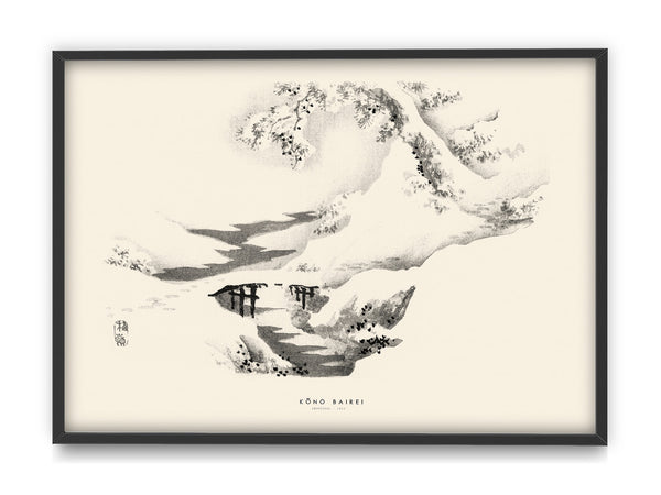 Kōno Bairei - Snowscape