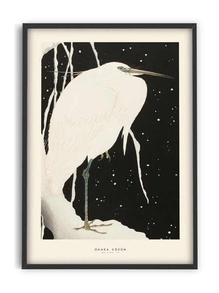 Ohara Koson - Heron in snow