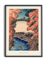 Utagawa Hiroshige - Monkey Bridge