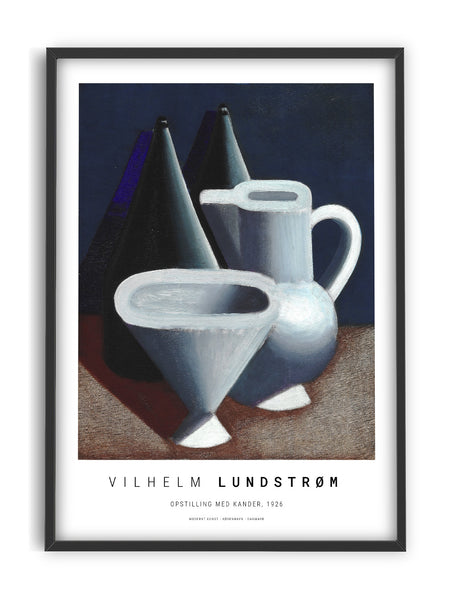 Vilhelm Lundstrøm -  Opstilling med kander
