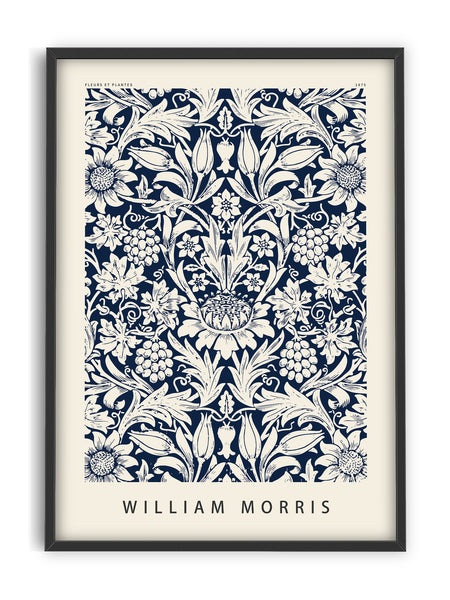 William Morris - Tulipes et Feuilles