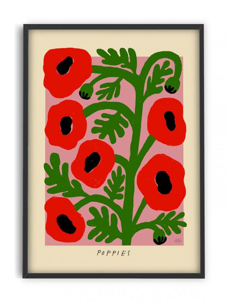 Poppies Poster By Madelen / Artwork