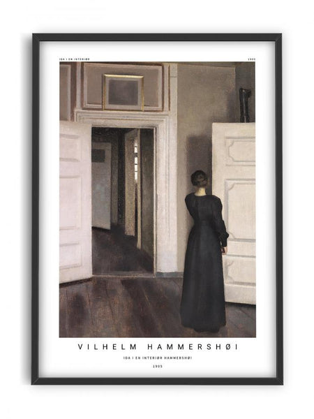 Vilhelm Hammershøi - Interior woman