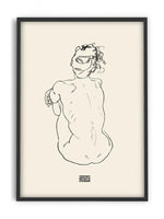 Egon Schiele - Seated woman sketch