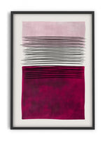 Abstract modern art Deep purple
