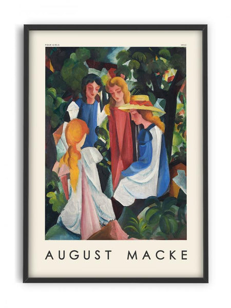 August Macke - Four girls