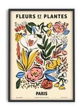 Fleurs et Plantes  Paris Poster Art print
