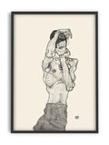 E. Schiele - Self portrait