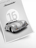Classic Porsche 356A Speedster | Art print Poster