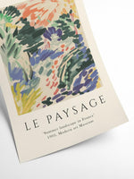 Le Paysage  - Exhibition art | Art print Poster