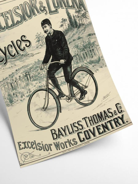 Bike - Excelsiors & Eureka | Art print Poster