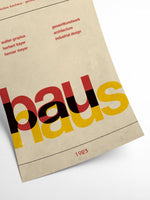 Bauhaus school - Weimar Gropius | Art print Poster