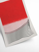 Line Abstract Modern Art | Art print Poster